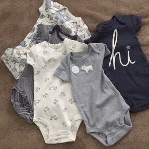 Carters 6 month onsies